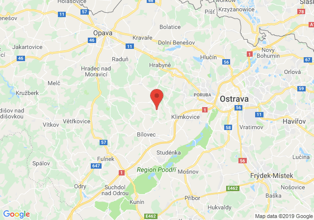 Google map: Bítov 75, 74301